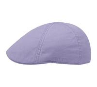 Stetson Texas Cotton Flatcap mit UV Schutz 40+ - Schirmmütze aus Baumwolle - Unifarbene Mütze Frühjahr/Sommer Flieder M (56-57 cm)