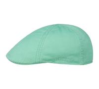 Stetson Texas Cotton Flatcap mit UV Schutz 40+ - Schirmmütze aus Baumwolle - Unifarbene Mütze Frühjahr/Sommer mint L (58-59 cm)