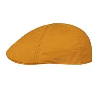 Stetson Texas Cotton Flatcap mit UV Schutz 40+ - Schirmmütze aus Baumwolle - Unifarbene Mütze Frühjahr/Sommer Terracotta M (56-57 cm)