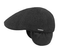 Stetson Texas Wool Flatcap mit Wolle und Cashmere Trendgrau, 57/M
