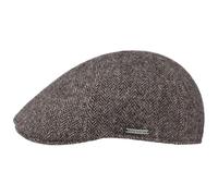 Stetson Texas Wool Herringbone Schnabelmütze aus Wolle, Braun (333) 62-63 cm (XXL)