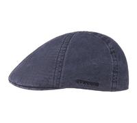 Stetson Texas Organic Cotton Flatcap Herren Nachhaltige Schiebermütze mit Bio-Baumwolle UV-Schutz Herrencap Frühling Sommer blau M (56-57 cm)