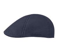 Stetson Texas Cotton Flatcap mit UV Schutz 40+ - Schirmmütze aus Baumwolle - Unifarbene Mütze Frühjahr/Sommer dunkelblau L (58-59 cm)