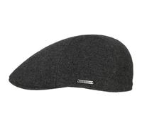 Stetson 6-teiliges Flatcap Texas Wool/Cashmere Trendgrau, 55/S