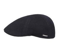 Stetson 6-teiliges Flatcap Texas Wool/Cashmere 57/M, Blau gemustert