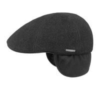 Stetson Texas Wool Flatcap mit Wolle und Cashmere Trendgrau, 55/S