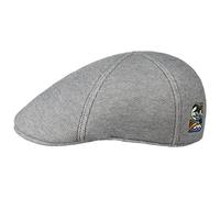 Stetson Texas x The Feebles Flatcap Schiebermütze Unifarben Baumwollmix Herren Herbst Winter