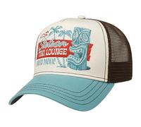 Stetson Trucker Cap Tiki Lounge, Türkis-Braun (26) One Size
