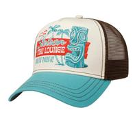 Tiki Lounge Trucker Cap by Stetson braun One Size