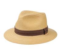 Stetson Toyo Traveller Viskosehut - Lässige Eleganz - Naturfarbener Hut aus Stroh - Sonnenschutz für Damen und Herren - Frühjahr/Sommer Natur XL (60-61 cm)