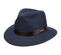 Stetson Traveller Hut Waxed Denim wasserabweisend Ledergarniturband Herren Herbst Winter