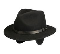 Dest Traveller Wollhut mit Ohrenklappen by Stetson schwarz M (56-57 cm)