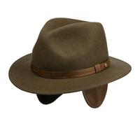 Dest Traveller Wollhut mit Ohrenklappen by Stetson dunkelbraun M (56-57 cm)
