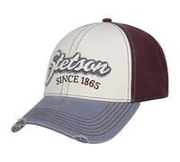 Tricolour Vintage Cap by Stetson Caps One Size cremeweiß