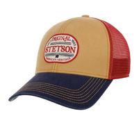 Stetson Since 1865 Oval Logo Trucker Cap Basecap Baseballcap Truckercap Meshcap Herren - Snapback, mit Schirm, Futter, Futter Frühling-Sommer Herbst-Winter Frühjahr Sommer Herbst Winter - One Size