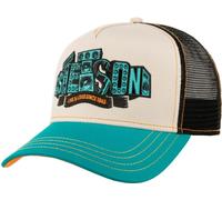 Stetson Live & Loud Trucker Cap Basecap Baseballcap Truckercap Meshcap Herren - Snapback, mit Schirm, Futter, Futter Frühling-Sommer Herbst-Winter Frühjahr Sommer Herbst Winter - One Size Petrol