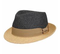 Twotone Toyo Trilby Raffiahut by Stetson dunkelblau L (58-59 cm)