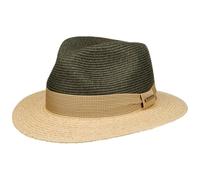 Twotone Toyo Traveller Raffiahut by Stetson dunkeloliv L (58-59 cm)