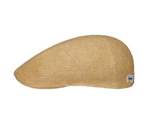 Stetson Uni Sustainable Linen Flatcap Made in EU Herren Frühling Sommer senf L (58-59 cm)