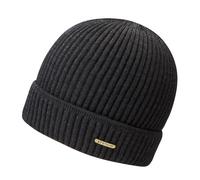 Stetson Unisex Beanie Merino Wool Black OneSize