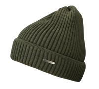 Stetson Unisex Beanie Merino Wool Olive One Size