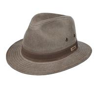 Stetson Vacaville Vintage Traveller Stoffhut Rustikaler Look Herren Frühling Sommer braun M (56-57 cm)