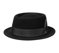 Stetson Vancosta Pork Pie Hut unifarben Asahi-Guard Damen Herren Sommer Winter