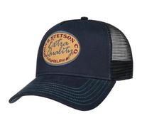 Stetson Vintage Brushed Twill Trucker Cap Retro Design Meshcap Damen Herren Frühling bis Winter