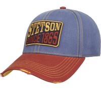 Vintage Distressed Peak Basecap by Stetson Caps One Size blau
