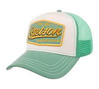 Stetson Vintage Trucker Cap Meshcap Baseballkappe mit Baumwollanteil Herren Damen Regulierte Mütze Frühling Sommer grün One Size