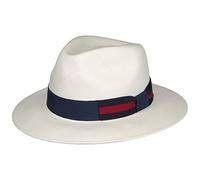 Stetson Vondrio Traveller Panamahut Hut klassischer Stil UV-Schutz 40+ Made in Ecuador Unisex Frühjahr Sommer Natur M (56-57 cm)