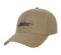 Stetson Waxed Cotton WR Cap Baseballcap 6 Panel Uni meliert Strapback Damen Herren Sommer Winter Dunkelbeige One Size