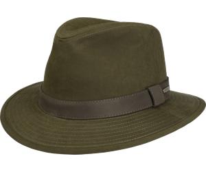Stetson Waxed Traveller Cloth Hat Olive 57/M