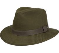 Stetson Waxed Traveller Cloth Hat Olive 59/L