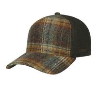 Stetson Wool Check Trucker Cap Basecap Baseballcap Truckercap Meshcap Herren - Snapback, mit Schirm, Futter Winter Herbst-Winter - One Size Oliv