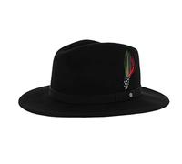 Stetson Yutan Traveller Hut aus Wollfilz, Schwarz (1) 58-59 cm (L)