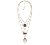 Steuer Collier Metall braun 48,0cm Damen