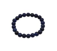 Armband STEUER "Stretch mit Sodalith Kugeln blau", blau, Armbänder, Damen, 18cm, Metallmix, Armband (21345706-0) blau