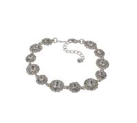 Steuer Modeschmuck Brosche Metall Feder Glasstein Perle weiß Einheitsgröße