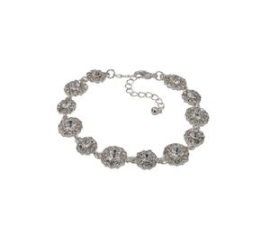 Steuer Modeschmuck Brosche Metall Feder Glasstein Perle weiß Einheitsgröße