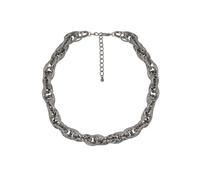 Steuer Modeschmuck Collier Metallkette rhodiumfarben Einheitsgröße