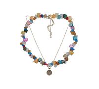 Steuer Modeschmuck Collier Set Perlmuttcollier und Kette mit Anhänger Einheitsgröße