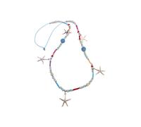 Steuer Modeschmuck Collierkette Maritime Modekette in sommerlichen Farben Einheitsgröße