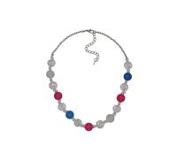 Steuer Modeschmuck Kette Metall Glänzend Achat Kristall Einheitsgröße