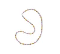 Steuer Modeschmuck Kette Modekette bunt pastell aus Perlen Einheitsgröße