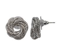 Steuer Ohrstecker Metall silber Damen