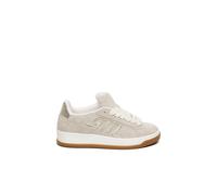 Sneaker STEVE MADDEN "STEVE MADDEN Sneaker Veloursleder", Damen, Gr. 37, beige (beige, gold), Veloursleder, casual, Schuhe (36898824-37) beige, gold