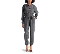 Steve Madden Apparel Damen Coya Denim Jumpsuit Overall, Schwarz, Large