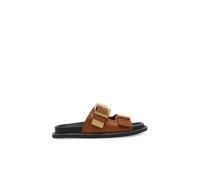 Steve Madden Arch Slides Cognac Leather Größe: 37 | Sandalen Outlet | Damen