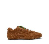 Steve Madden Asiel ASIE01S1 Wildleder-Sneaker für Damen, Kamelbraun, Stoff, doppelte Schnürung 40
